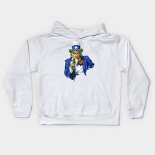 Vintage Uncle Sam Kids Hoodie